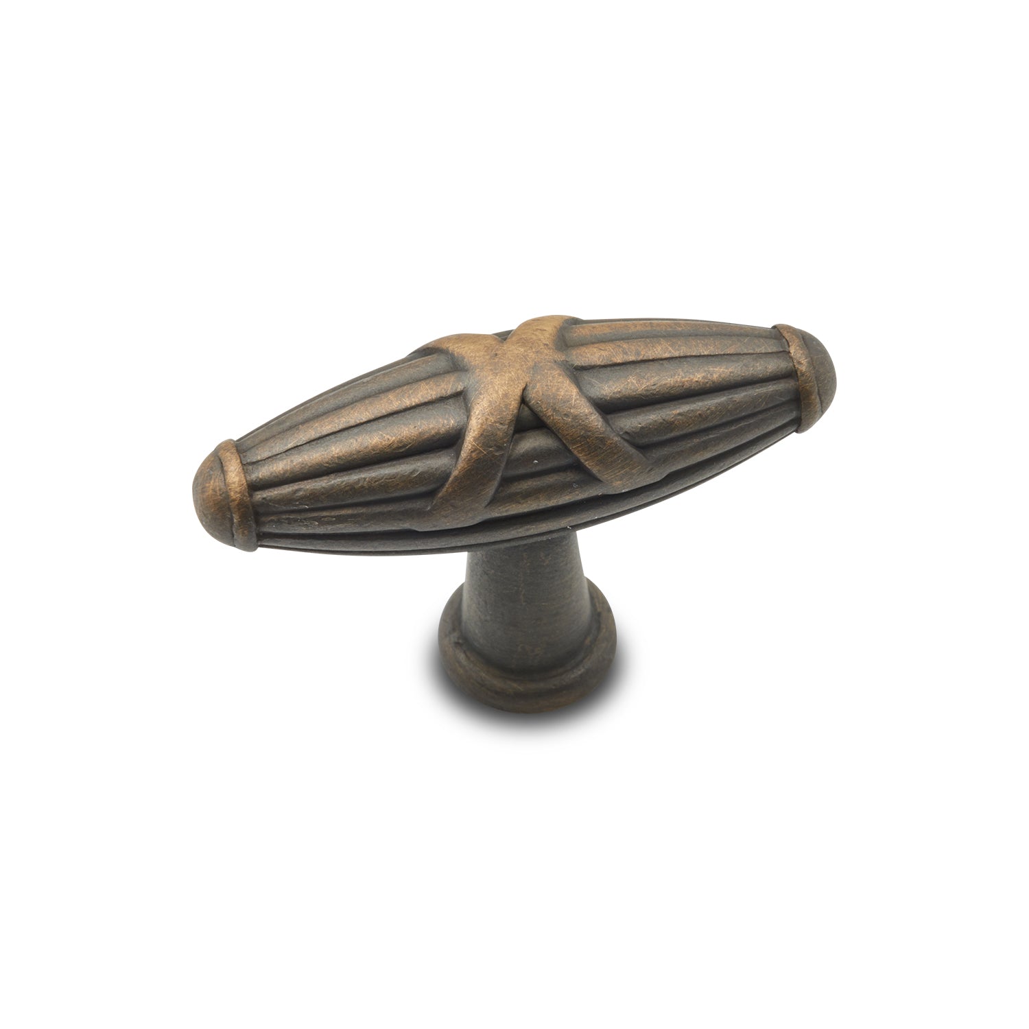 RK International - Lines & Crosses - Crossed Indian Drum Cabinet Knob