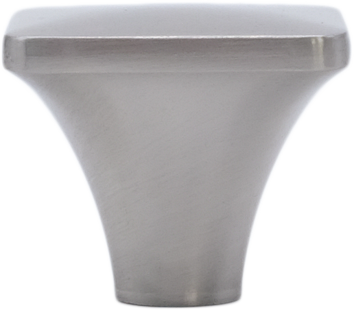 RK International - Satin Nickel & Polished Chrome - Square Cabinet Knob