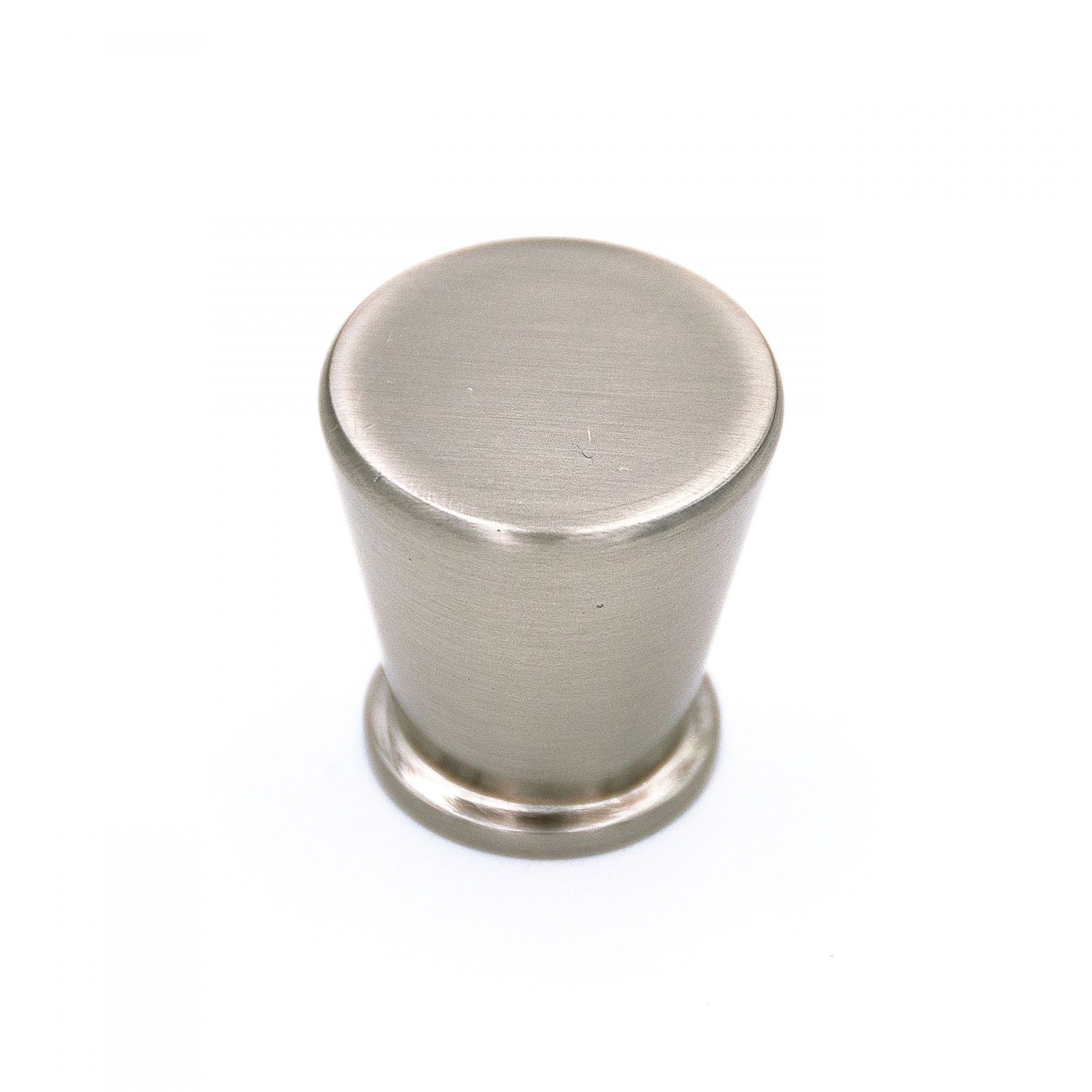 RK International - Satin Nickel & Polished Chrome - Button Cabinet Knob