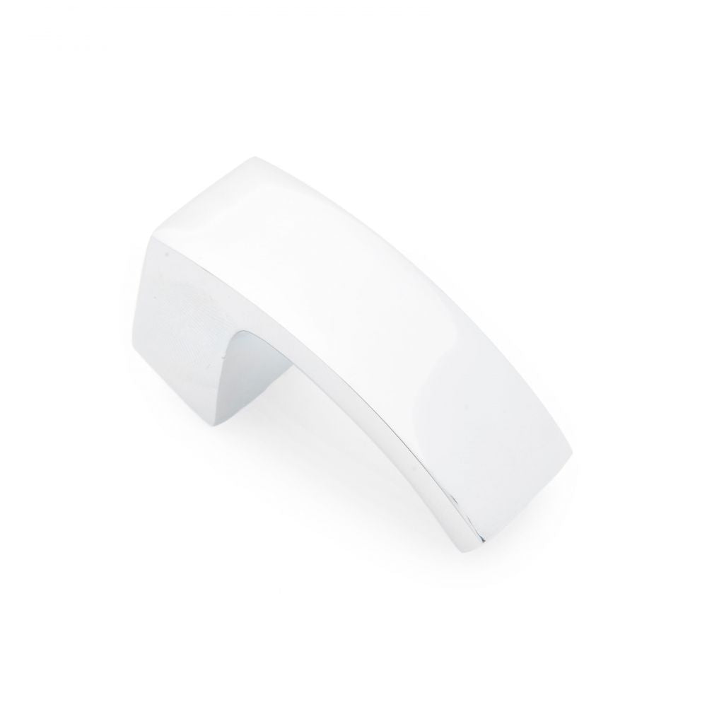 RK International - Satin Nickel & Polished Chrome - Hook Front Cabinet Knob