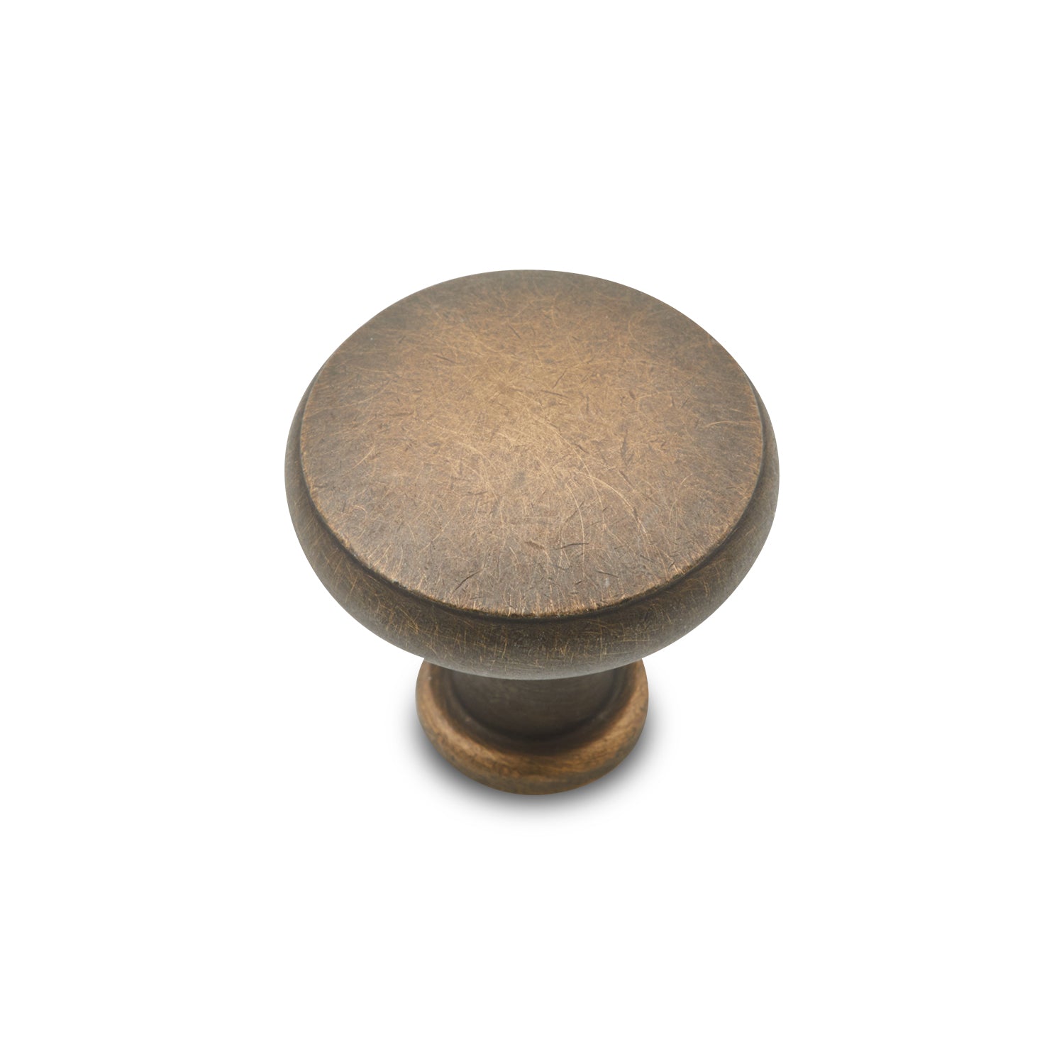 RK International - Miscellaneous Knobs - Solid Cabinet Knob with Flat Edge