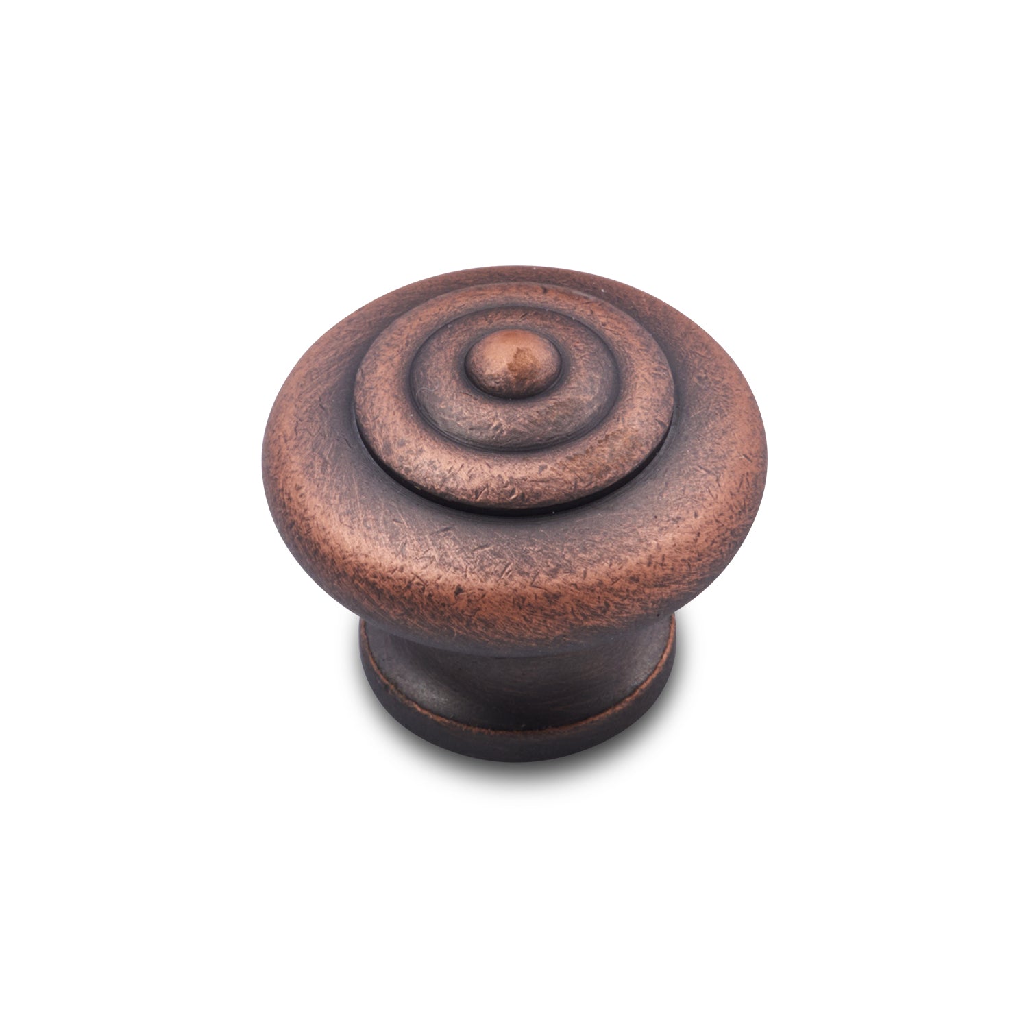 RK International - Miscellaneous Knobs - Solid Cabinet Knob with Circle @ Top