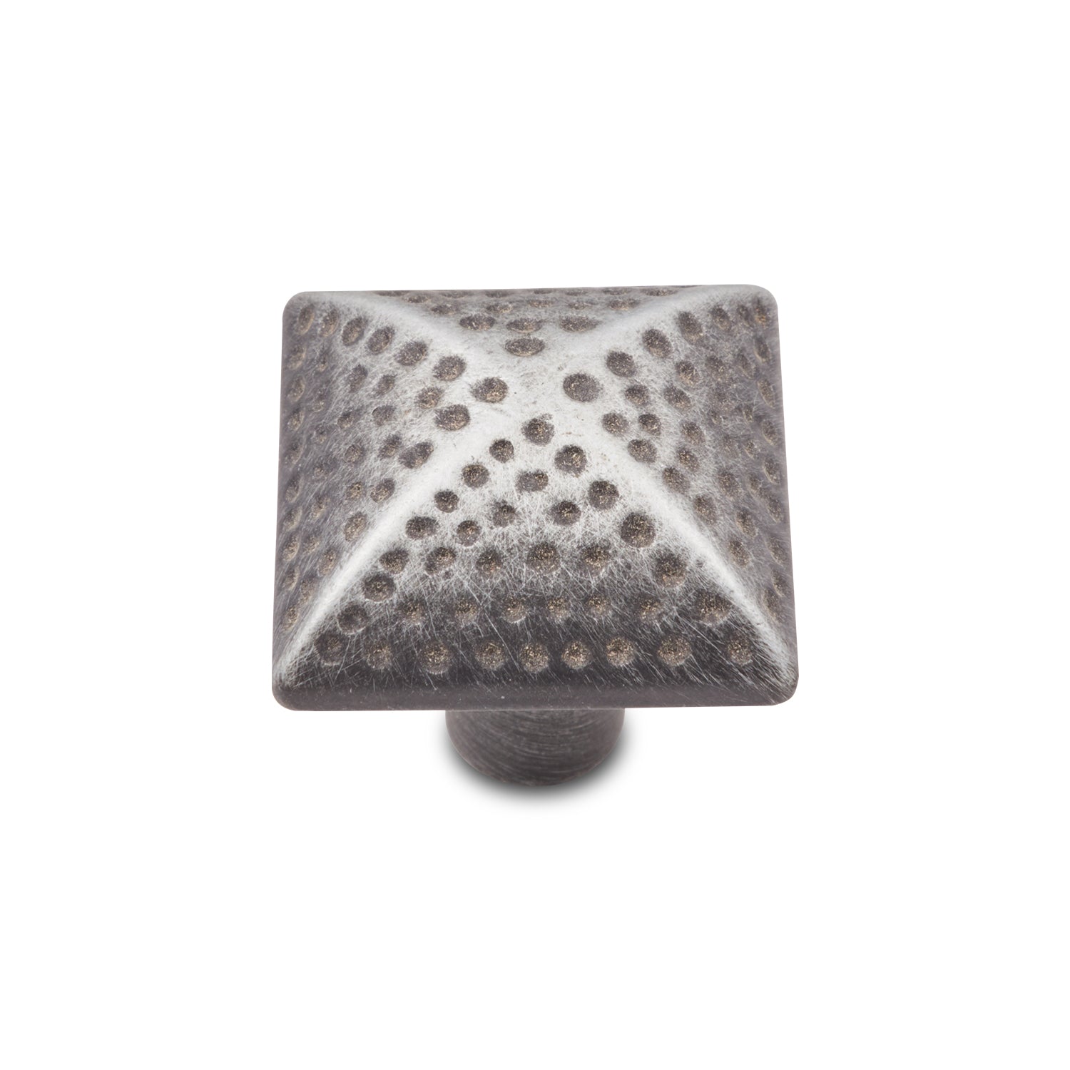 RK International - Divet Indents - Square Cabinet Knob