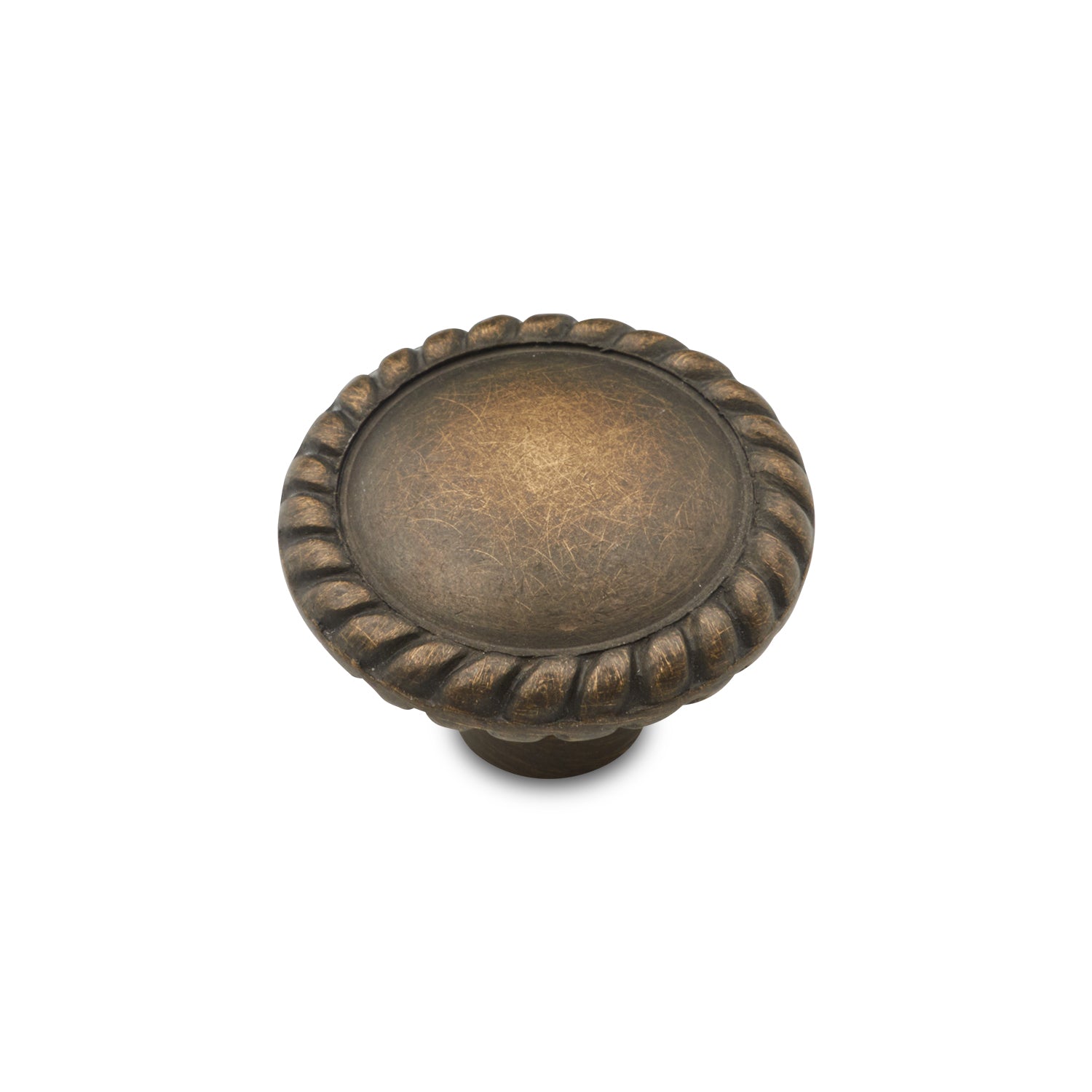 RK International - Rope - Plain Cabinet Knob with Rope @ Edge