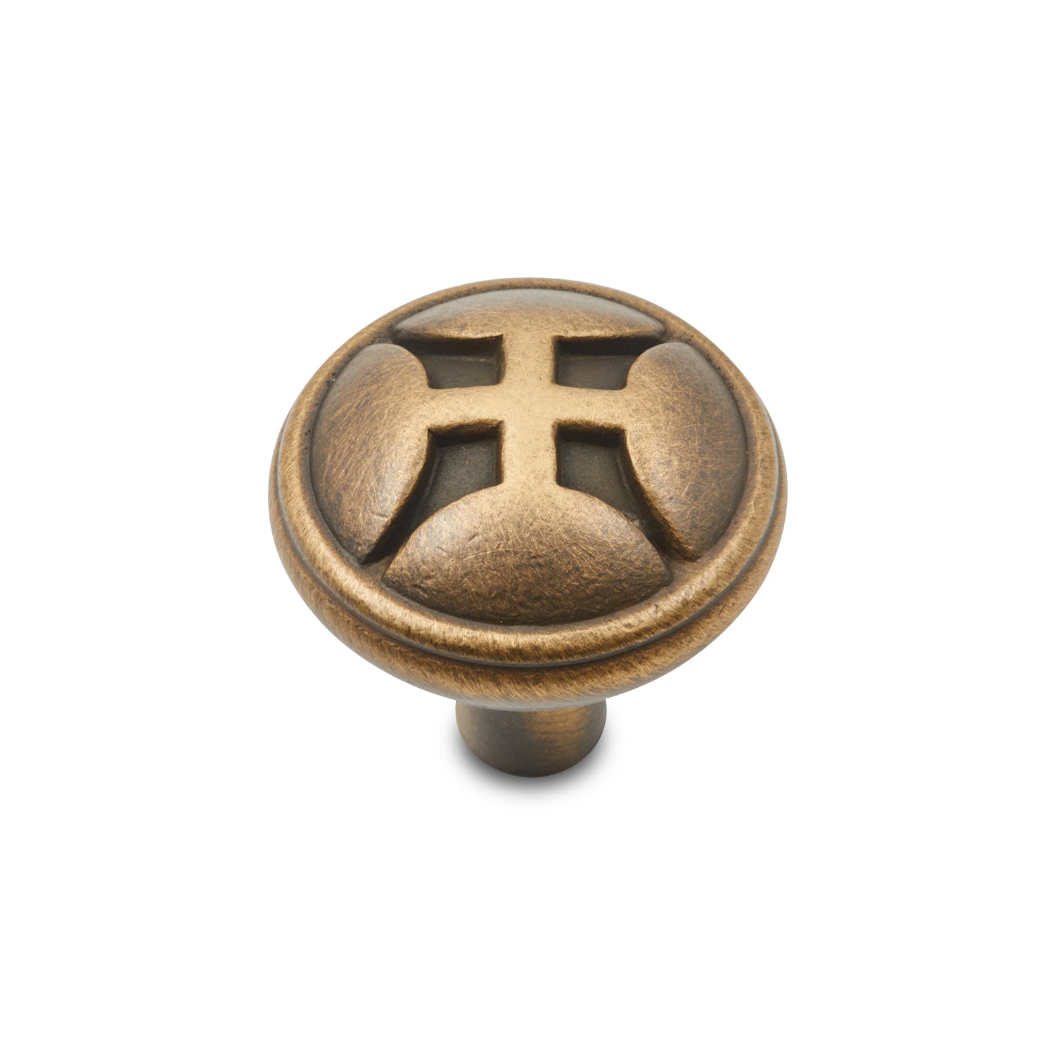 RK International - Miscellaneous Knobs - Solid Four Petal Cabinet Knob