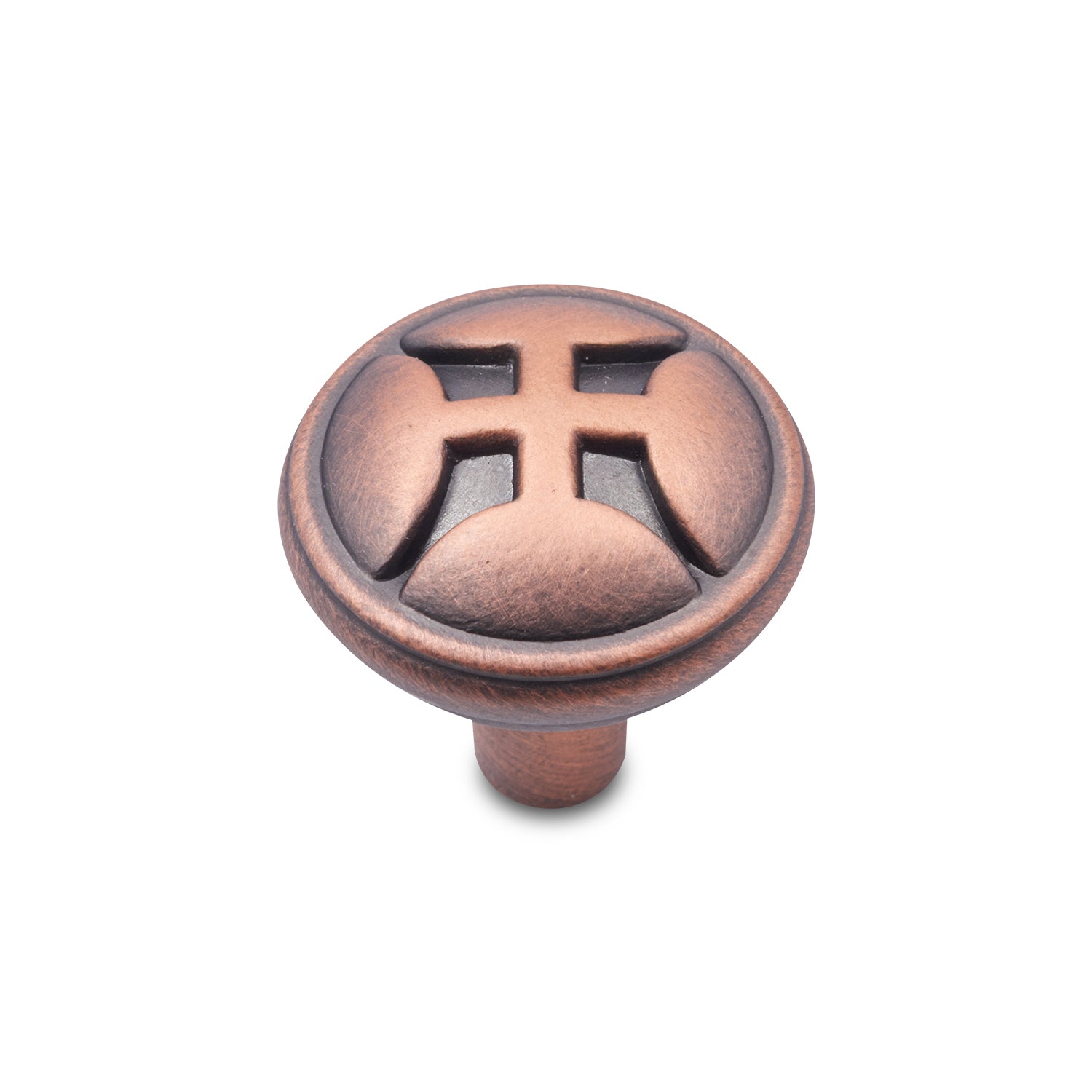 RK International - Miscellaneous Knobs - Solid Four Petal Cabinet Knob
