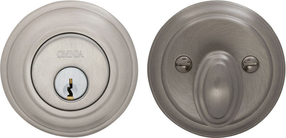 Omnia COLDB Solid Brass Auxiliary Deadbolt Kit