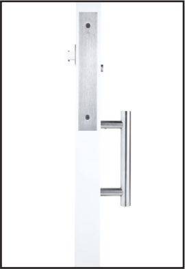 Accurate - Barn Door Sets - 9100BDL Combination Trim ADA & Flush Pull Concealed Fastener (Entry)