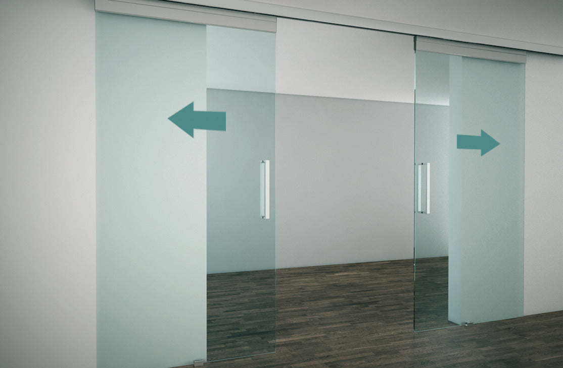 Hafele HAWA Junior 80/G (Symmetric) Sliding Door Hardware Set (Track NOT Included)