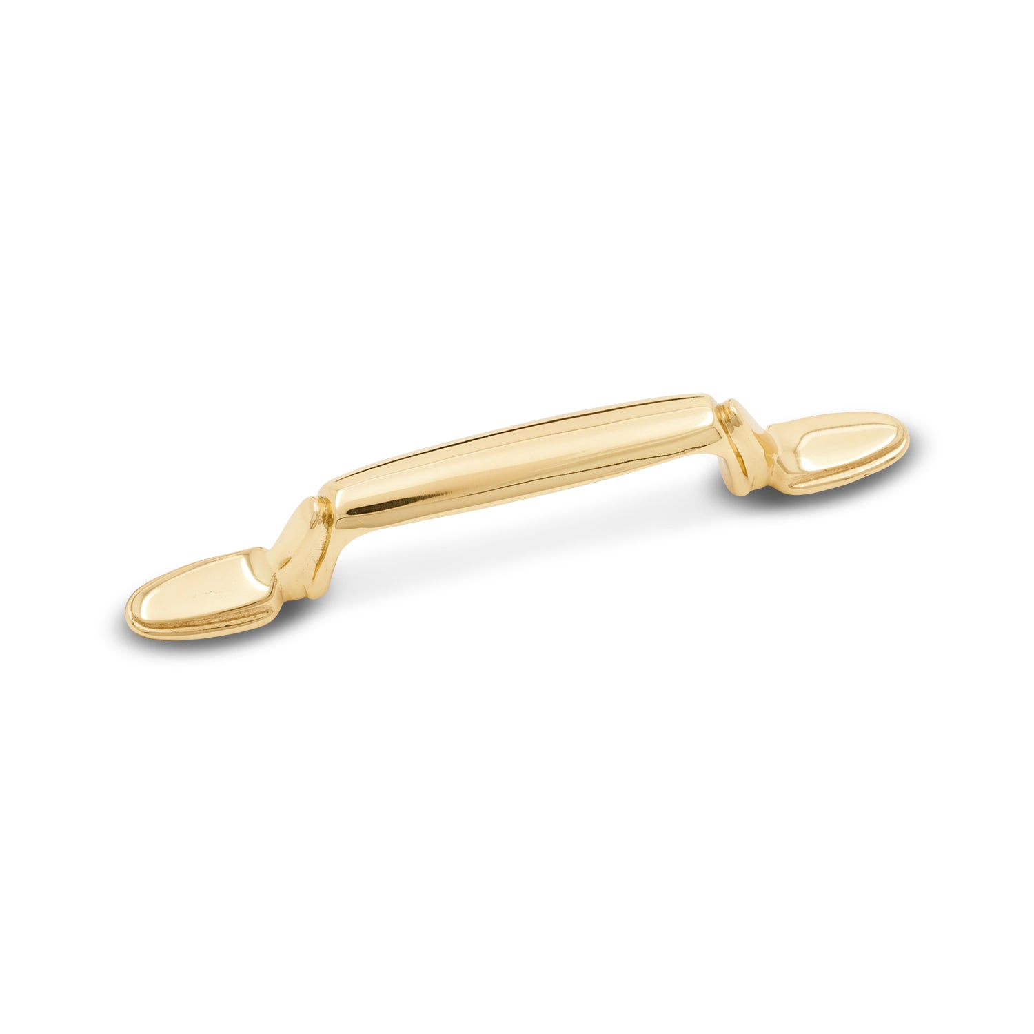 RK International - Miscellaneous Pulls - Lined Flat Foot 3" Bow Cabinet Pull