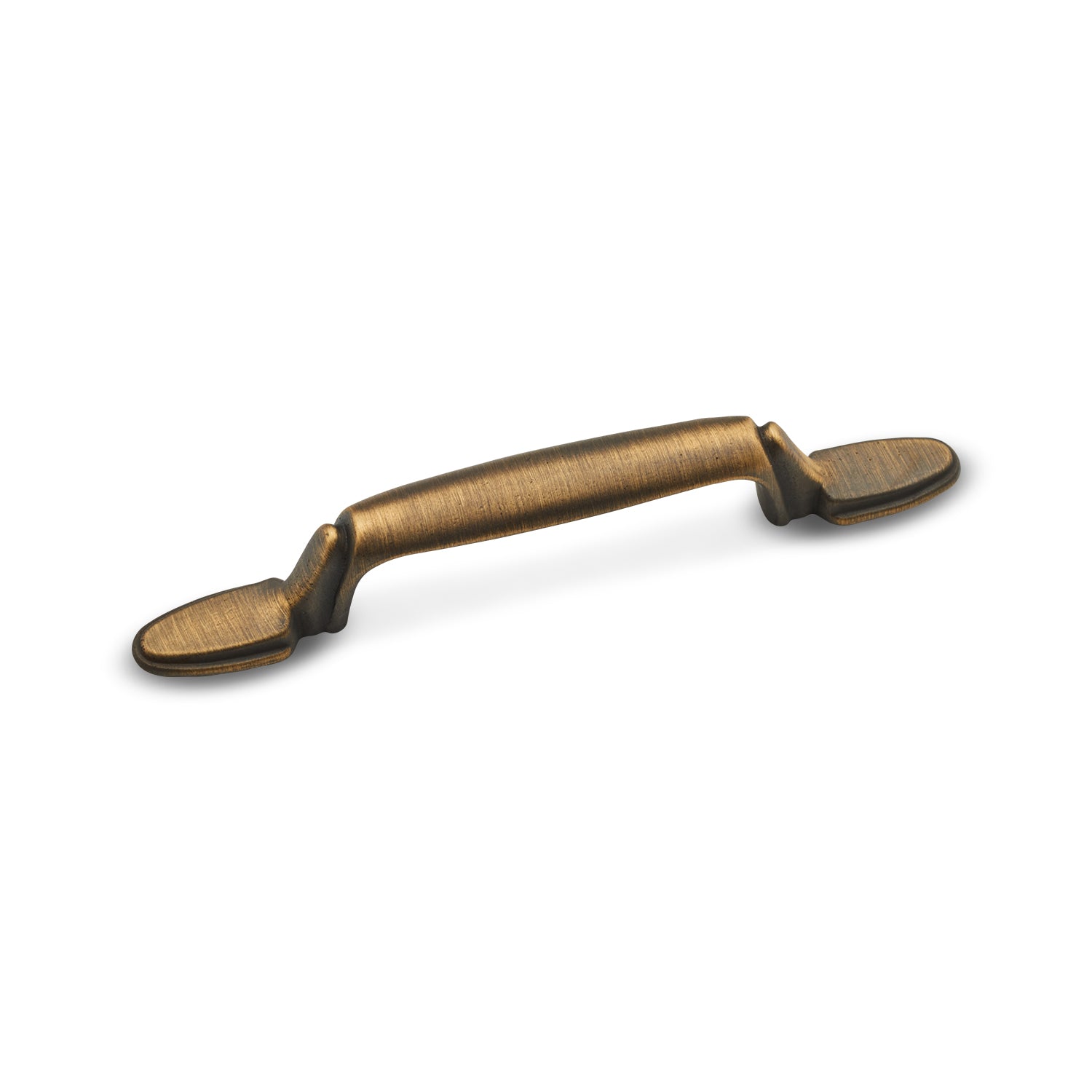 RK International - Miscellaneous Pulls - Lined Flat Foot 3" Bow Cabinet Pull