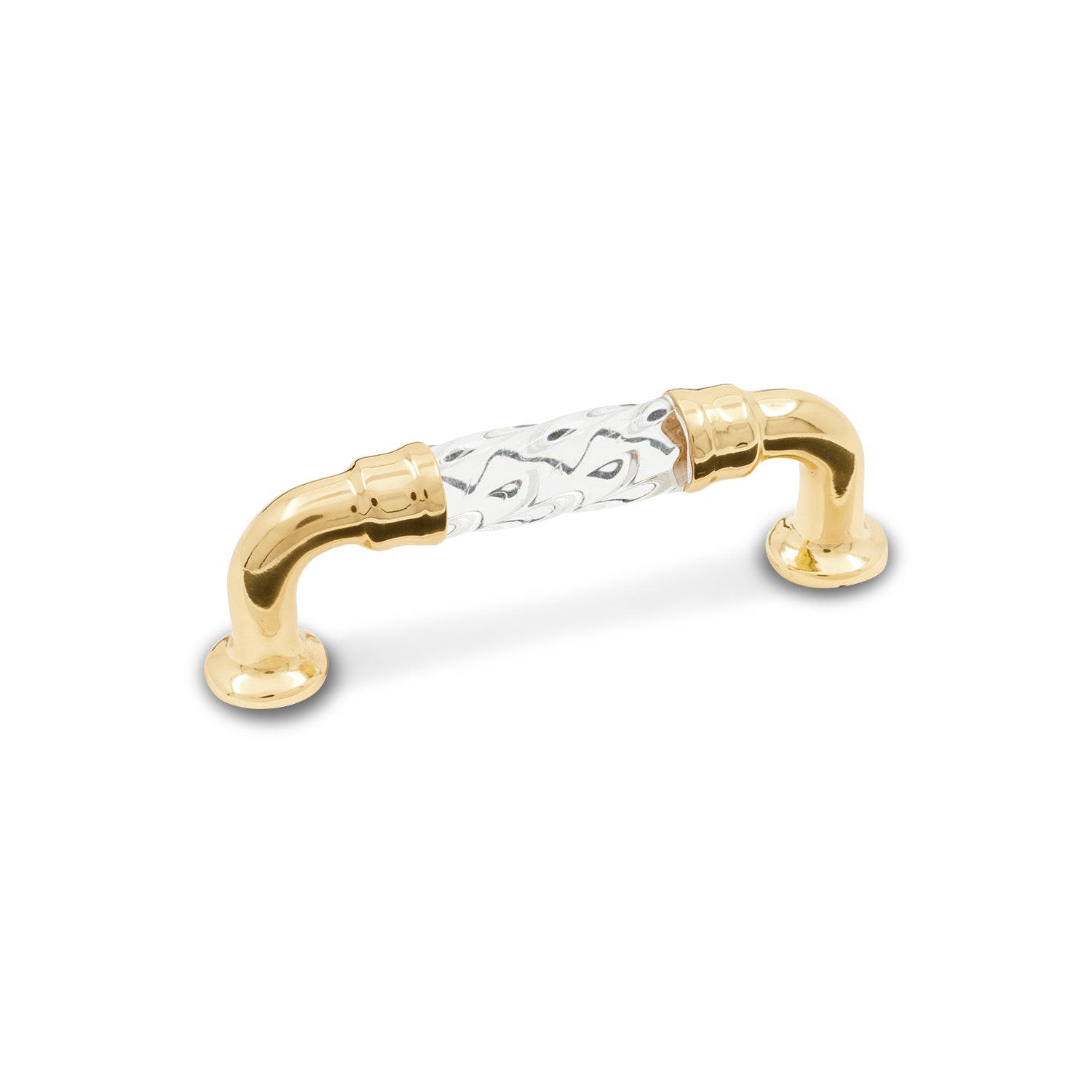 RK International - Acrylic Hammered - Bow Acrylic 3" Cabinet Pull