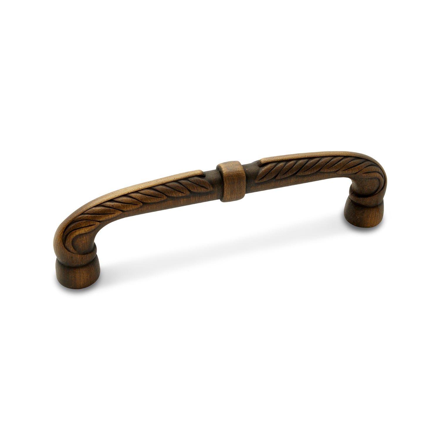 RK International - Miscellaneous Pulls - Bow Cabinet Pull with Petals and Solid Line