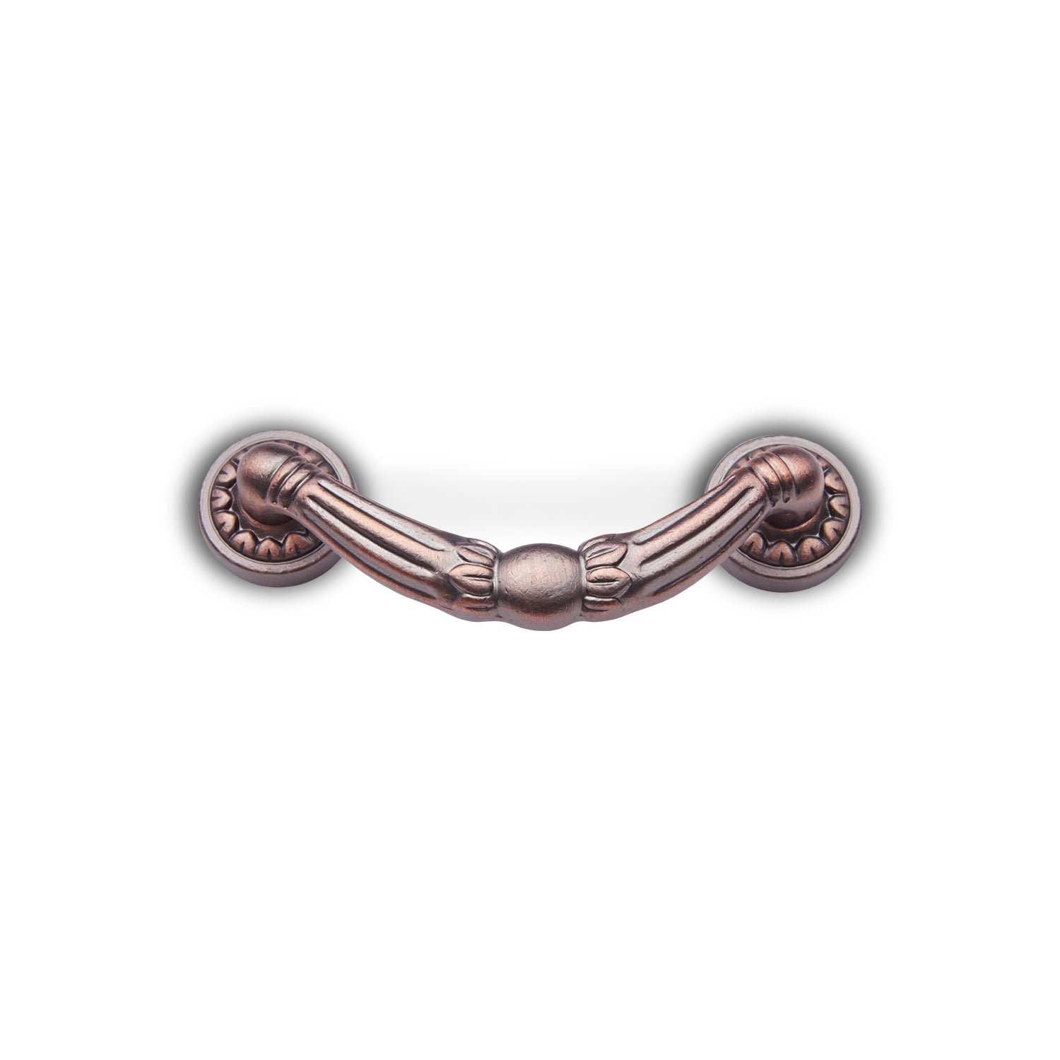 RK International - Miscellaneous Pulls - Ornate Drop Cabinet Pull with Petal Bases