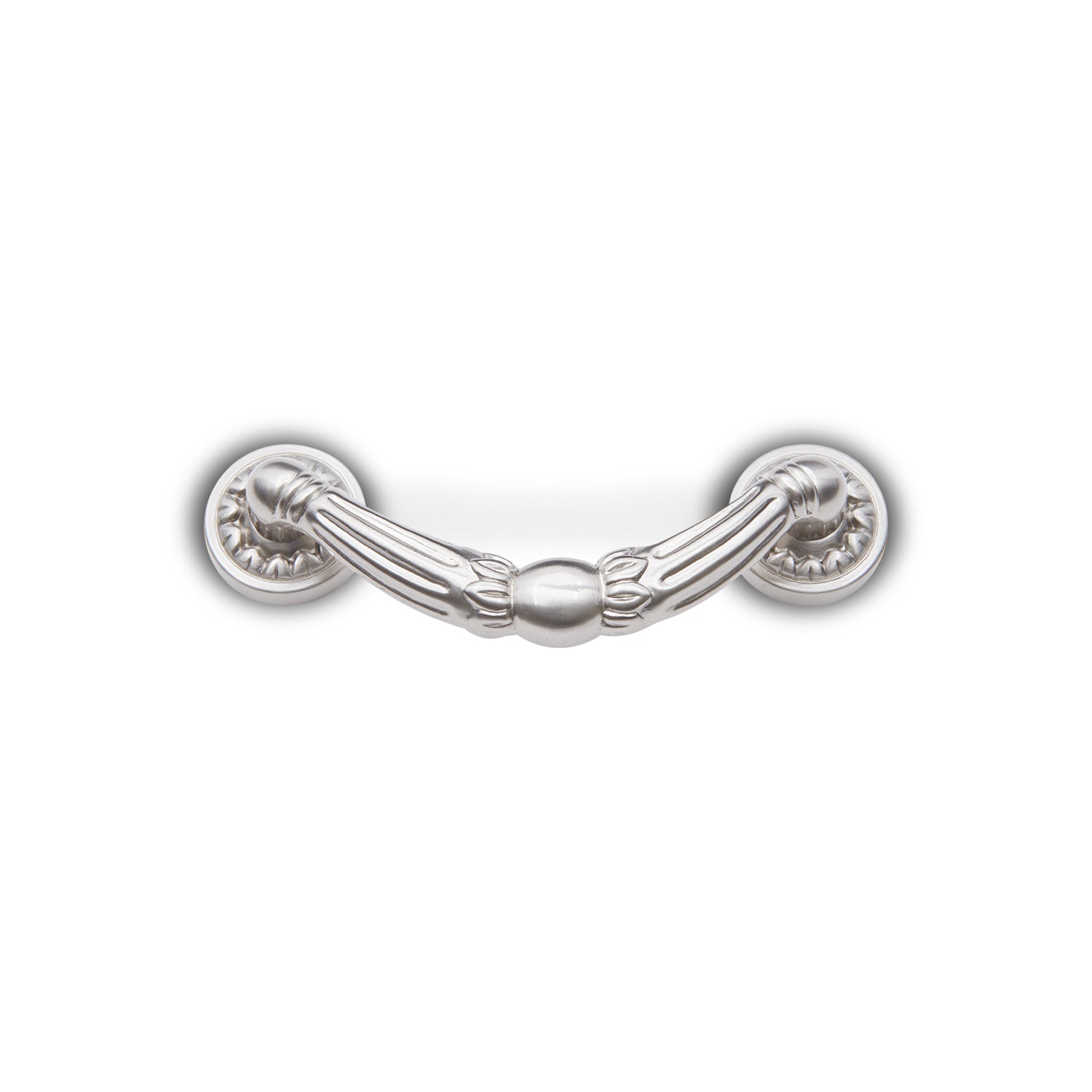 RK International - Miscellaneous Pulls - Ornate Drop Cabinet Pull with Petal Bases