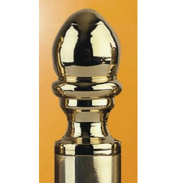 Omnia - Finial - Solid Brass Decorative Hinge Finial (Pair)