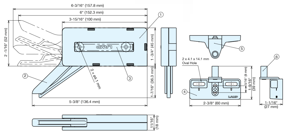 Sugatsune DC-200 Damper Catch