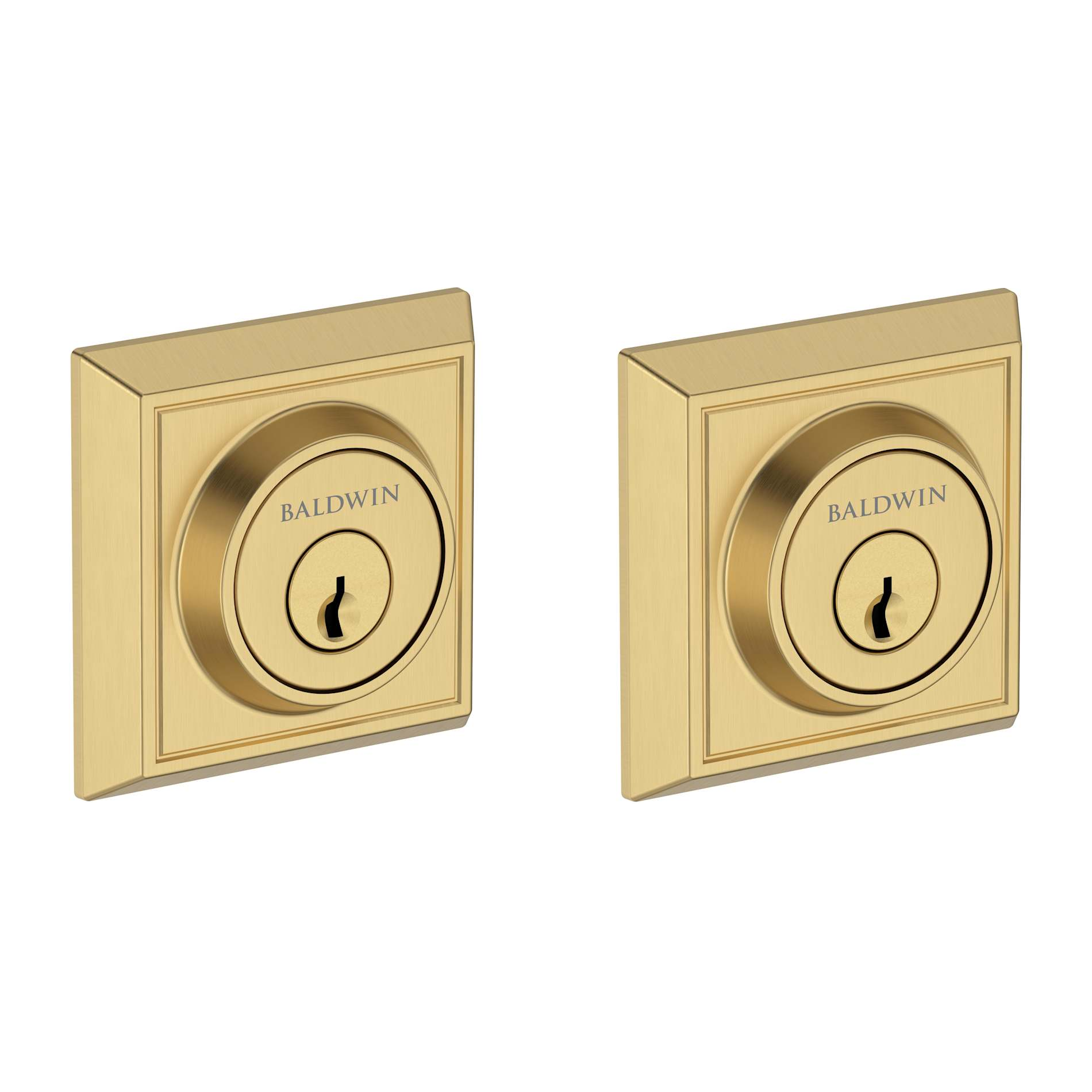 Baldwin - Reserve Collection - Deadbolts - Chamfered Square Deadbolt