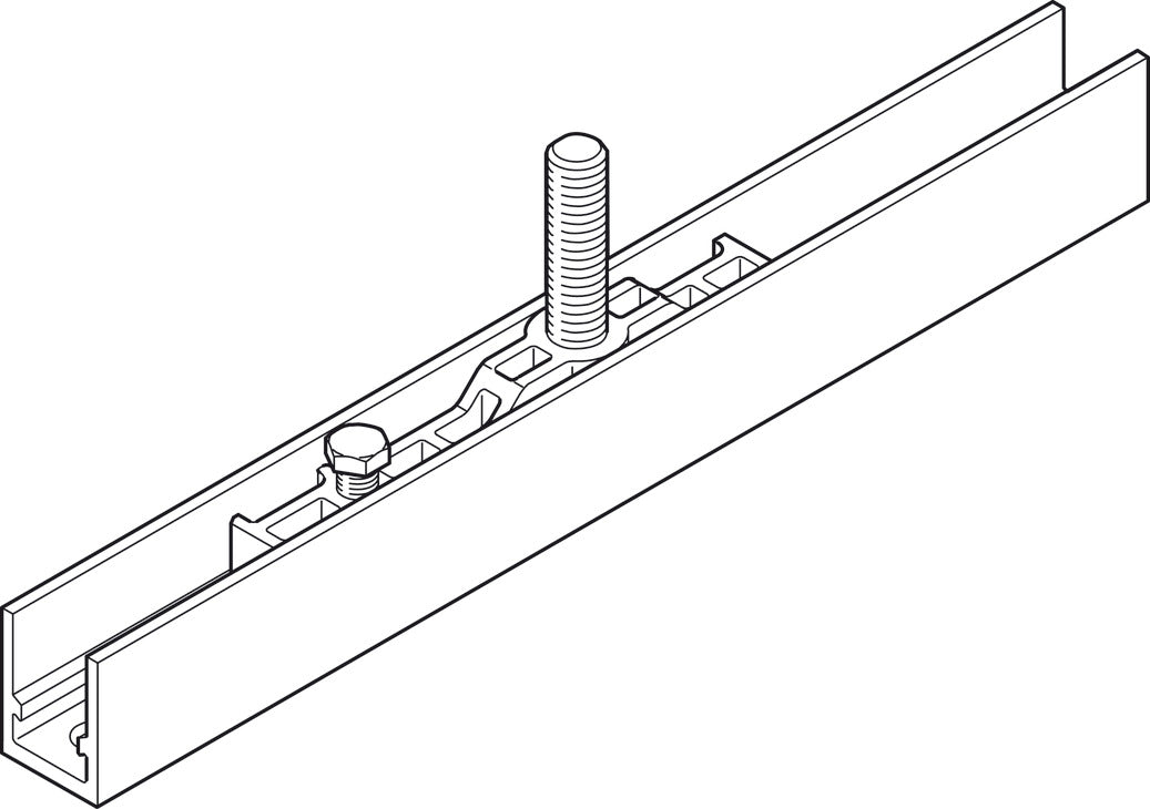 Hafele HAWA Junior 120/B Sliding Door Hardware Set (Track NOT Included)