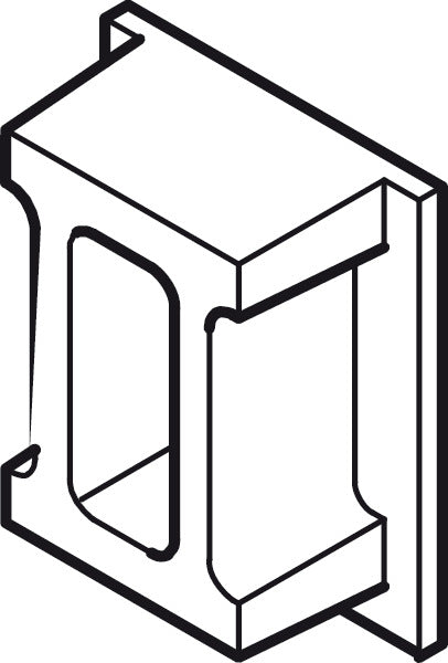 Hafele HAWA Junior 120/B Sliding Door Hardware Set (Track NOT Included)