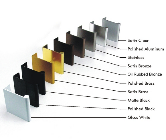 EPCO DP41 1-1/2" Length Edge Pull