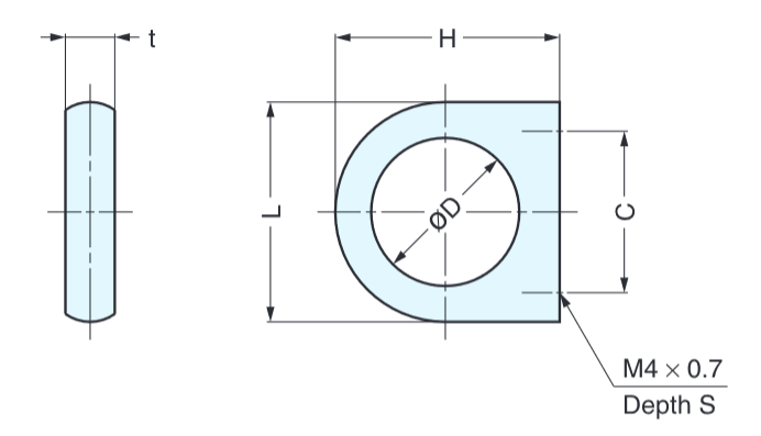 Sugatsune DR Stainless Steel Finger Pull