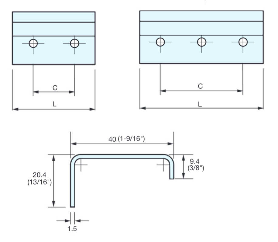 Sugatsune DSI-350 Stainless Steel Edge Pull
