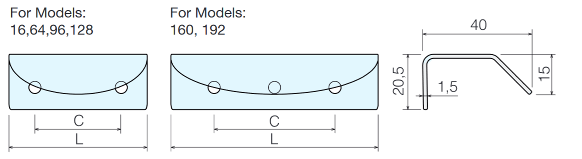 Sugatsune DSI-360 Stainless Steel Edge Pull