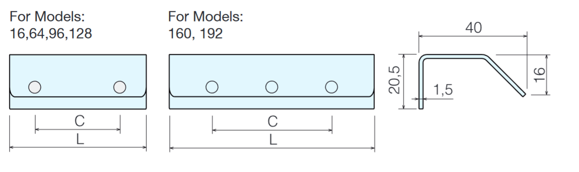Sugatsune DSI-370 Stainless Steel Edge Pull