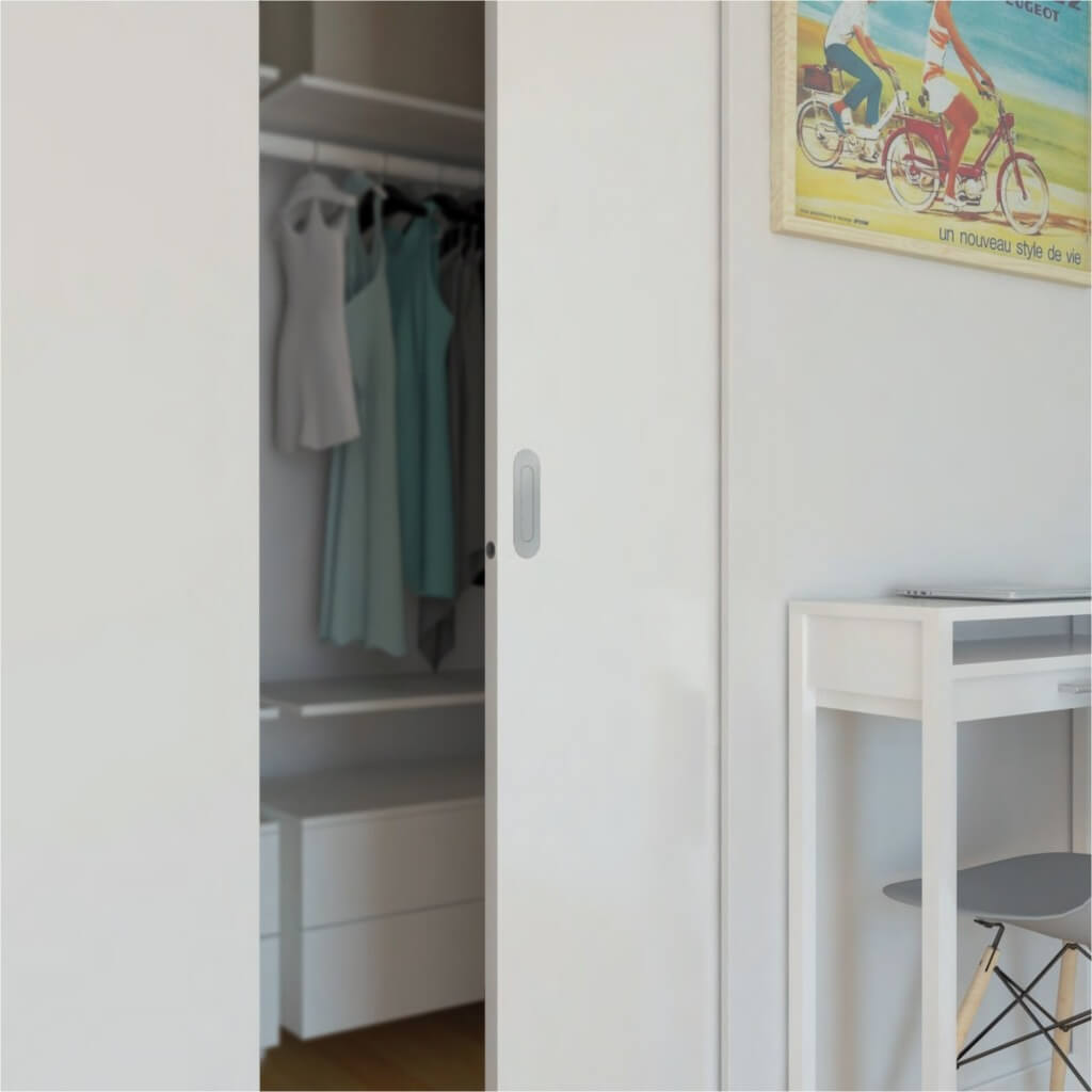 Sugatsune DSI-4504 Stainless Recessed Sliding Door Pull with Flush Cover