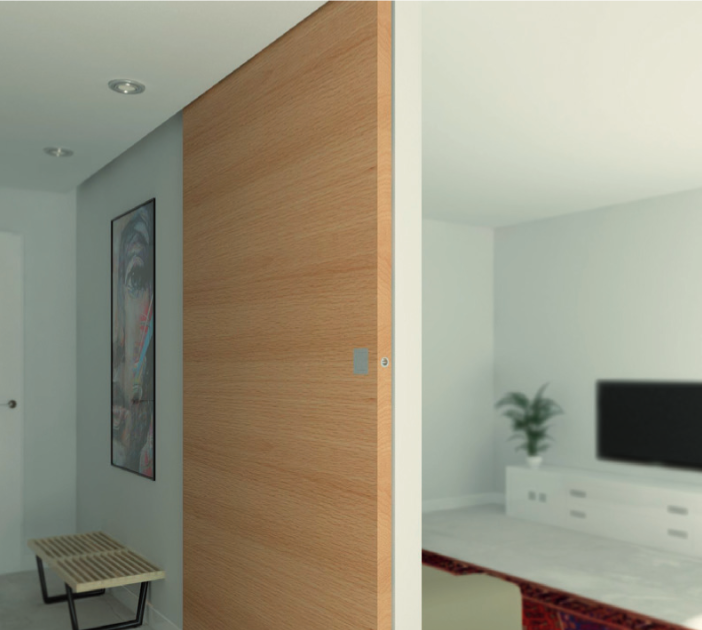 Sugatsune DSI-4501 Stainless Steel Recessed Door Pull with Flush Cover