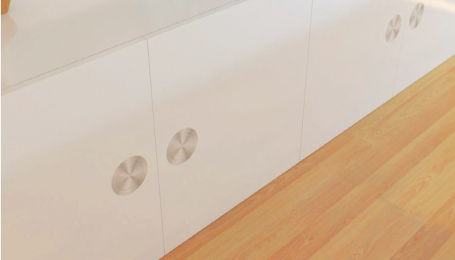 Sugatsune DSI-4502 Stainless Steel Recessed Door Pull with Flush Cover