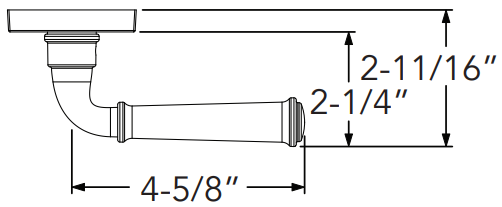 Baldwin - Reserve Collection - Interior Levers - Dunsmoor Door Lever (Half Dummy)