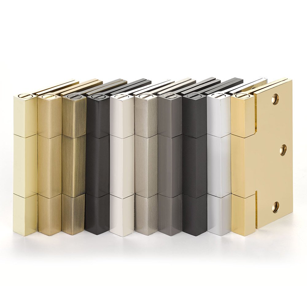 Emtek - Solid Brass Hinges - Heavy Duty Square Barrel Hinges (Pairs)