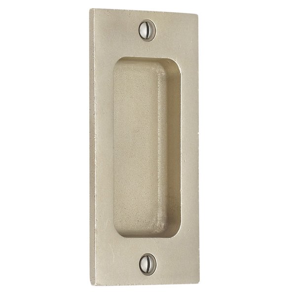 Emtek - Door Accessories - Sandcast Bronze - Rustic Modern Rectangular Flush Pull