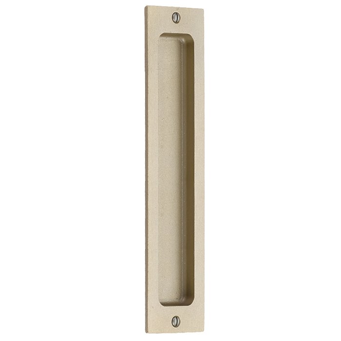 Emtek - Door Accessories - Sandcast Bronze - Rustic Modern Rectangular Flush Pull