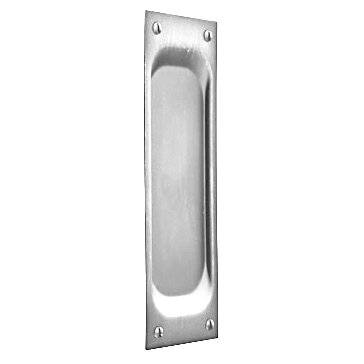 Emtek - Door Accessories - Classic Rectangular Flush Pull w/ Surface Screws