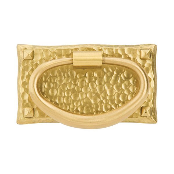 Emtek - Arts & Crafts Collection - Hammered Oval Ring Pull