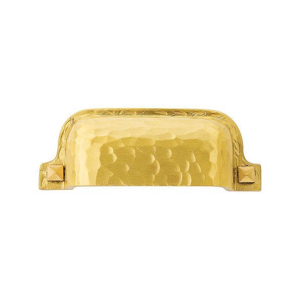 Emtek - Arts & Crafts Collection - Hammered Bin Cup Pull