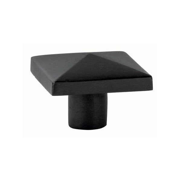 Emtek - Sandcast Bronze Collection - Sandcast Bronze Square Cabinet Knob