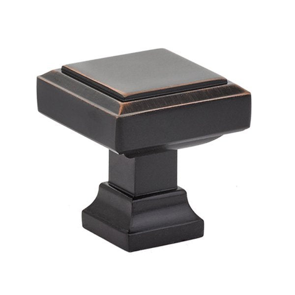 Emtek - Geometric Collection - Geometric Square Cabinet Knob