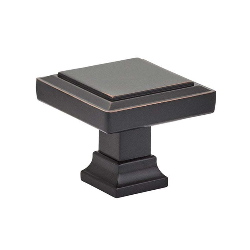 Emtek - Geometric Collection - Geometric Square Cabinet Knob