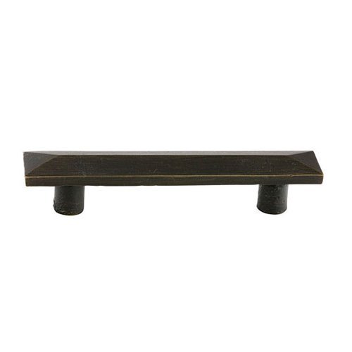 Emtek - Sandcast Bronze Collection - Sandcast Bronze Pyramid Cabinet Pull