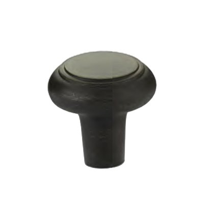 Emtek - Sandcast Bronze Collection - Sandcast Bronze Barn Cabinet Knob