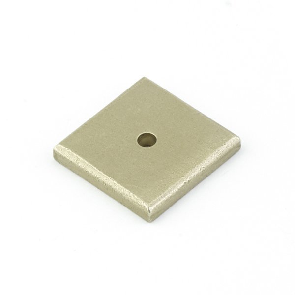 Emtek - Sandcast Bronze Collection - Square Backplate For Cabinet Knob