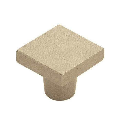 Emtek - Sandcast Bronze Collection - Rustic Modern Square Cabinet Knob
