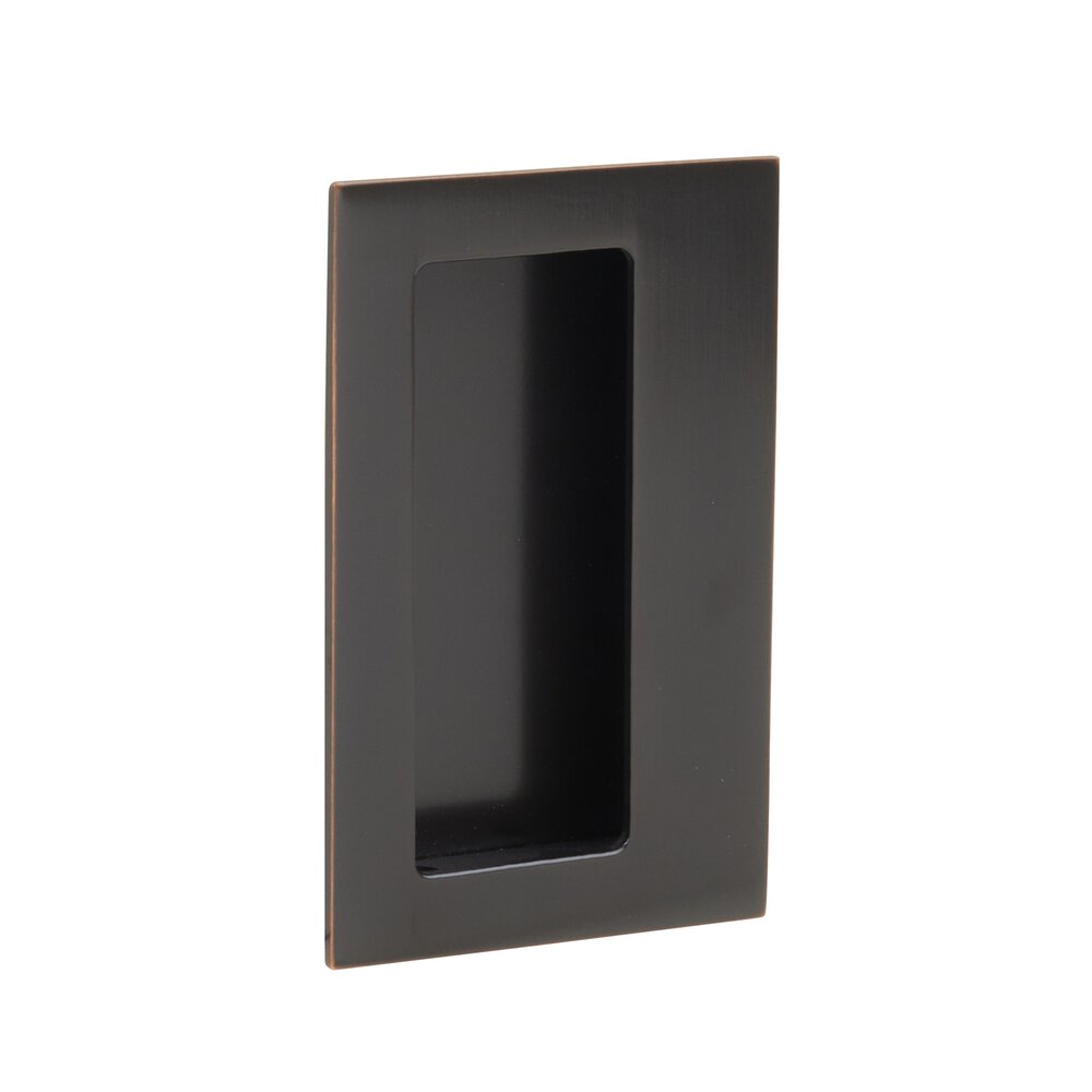 Emtek - Door Accessories - Rectangular Flush Pull w/ Offset Pocket
