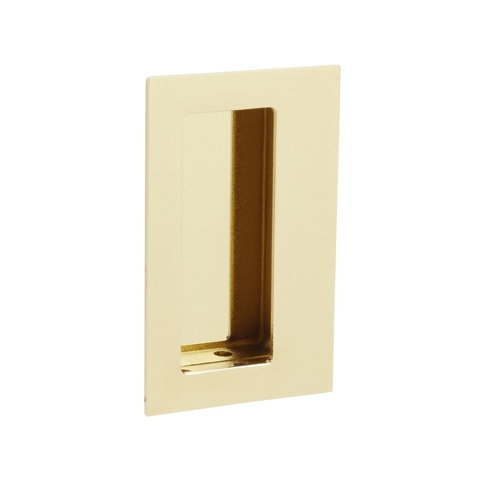 Emtek - Door Accessories - Rectangular Flush Pull w/ Offset Pocket