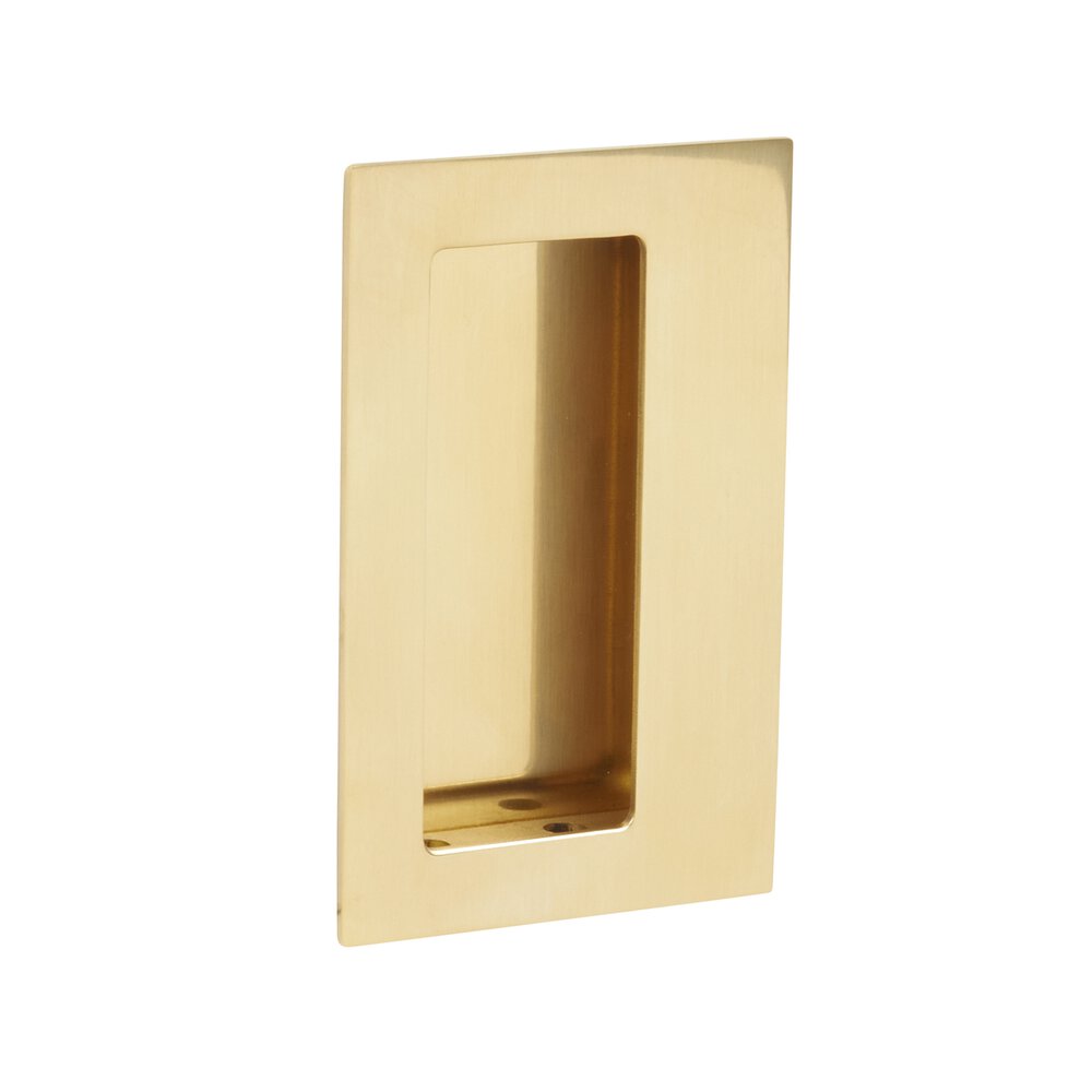 Emtek - Door Accessories - Rectangular Flush Pull w/ Offset Pocket