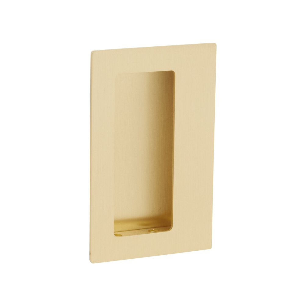 Emtek - Door Accessories - Rectangular Flush Pull w/ Offset Pocket